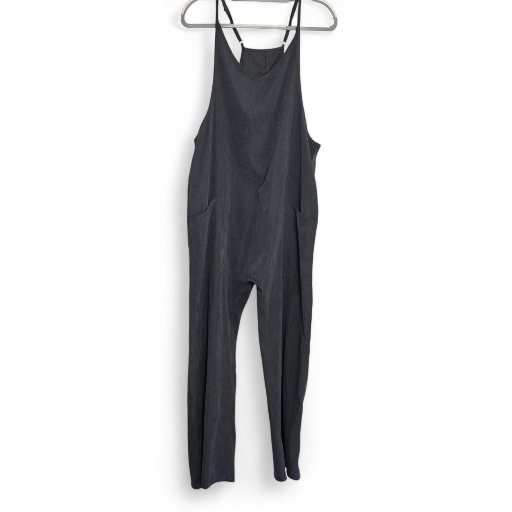 Grey Oversized Casual Sleevless Jumpsuit